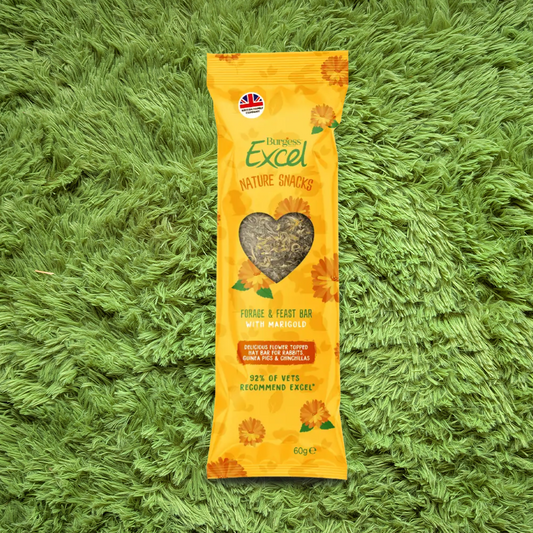 Burgess Excel Forage & Feast Hay Bar with Marigold