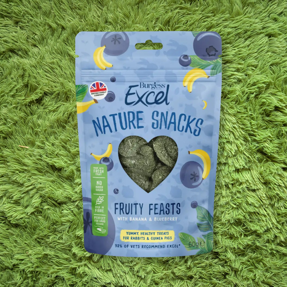 burgess excel fruity feasts with blueberry banana
