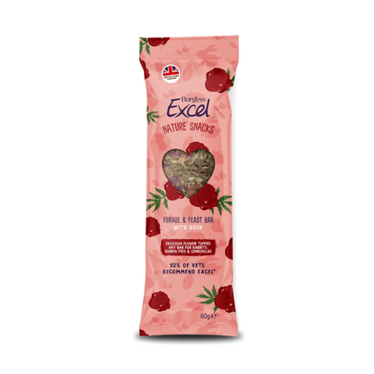 Burgess Excel Forage & Feast Hay Bar with Rose
