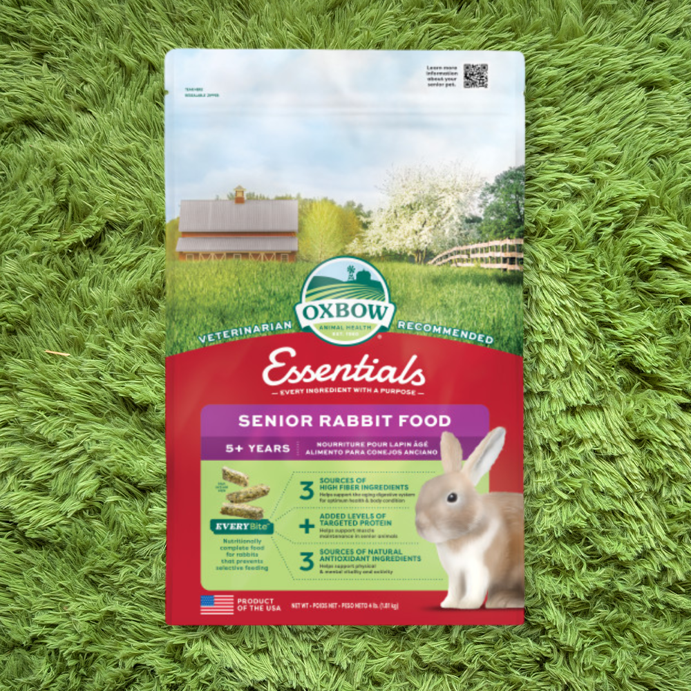 oxbow essentials senior rabbit food