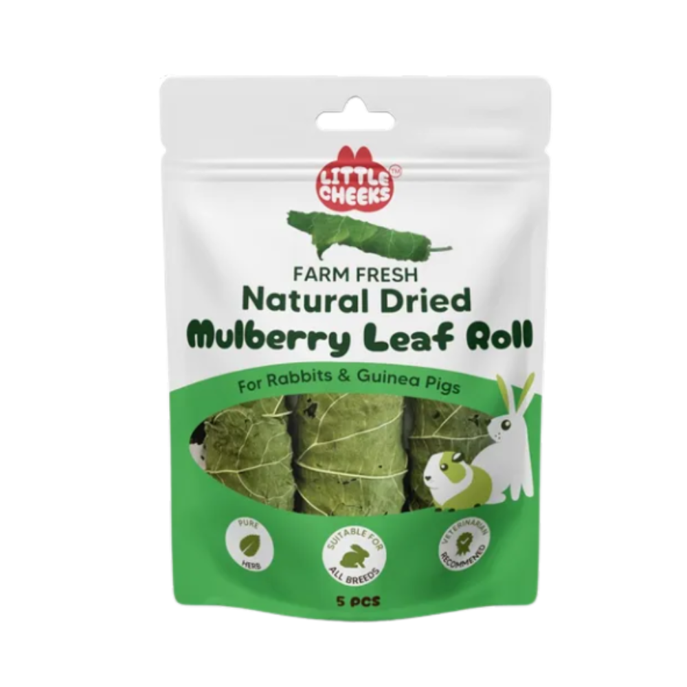 little cheeks farm fresh natural dried mulberry leaf roll 5pcs