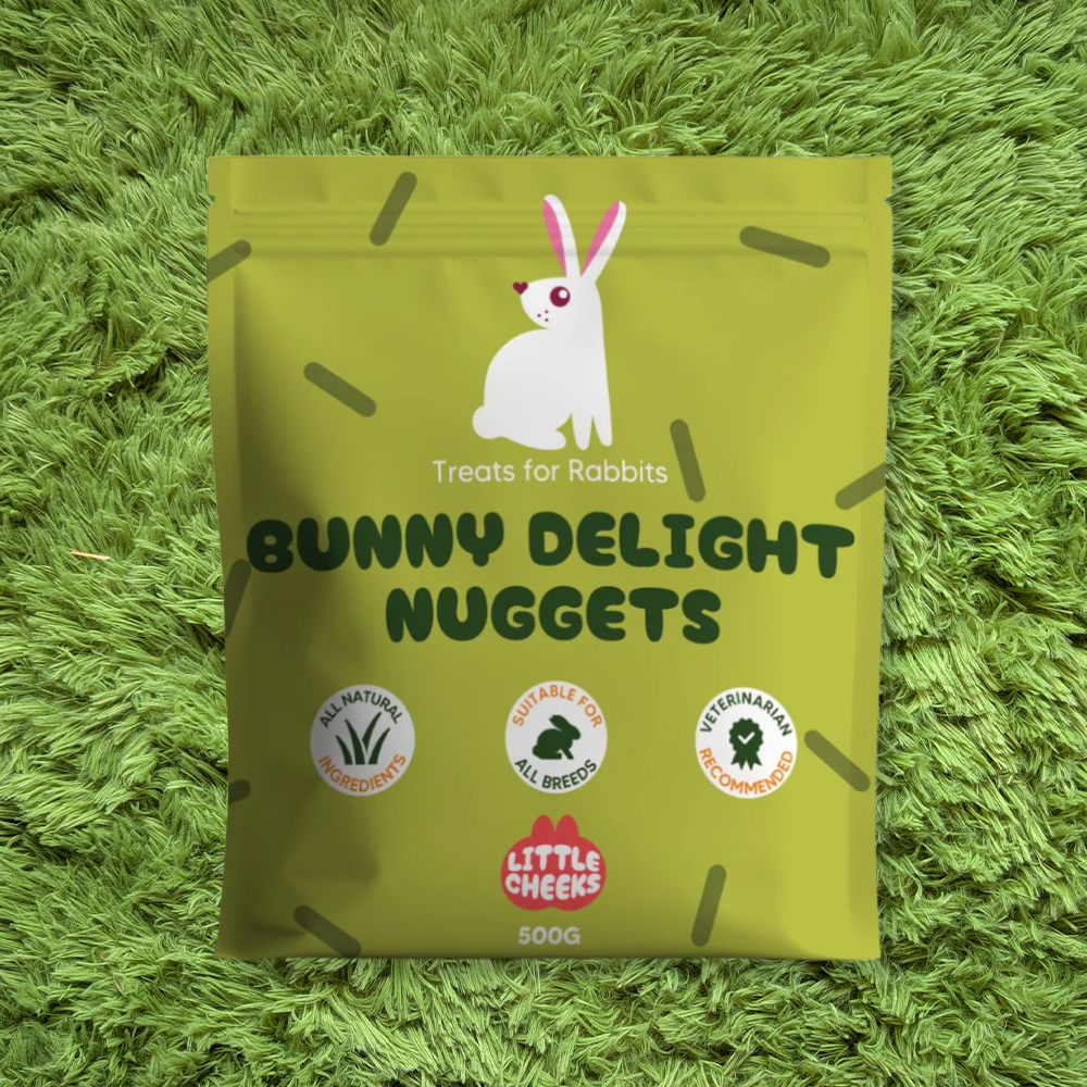 little cheeks bunny delight nuggets - large 500g