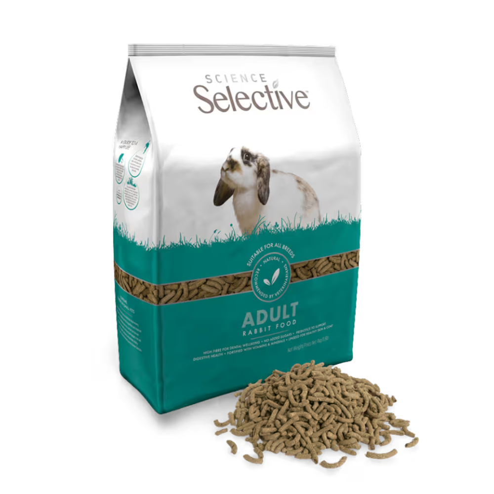 science selective supreme adult rabbit pellet food