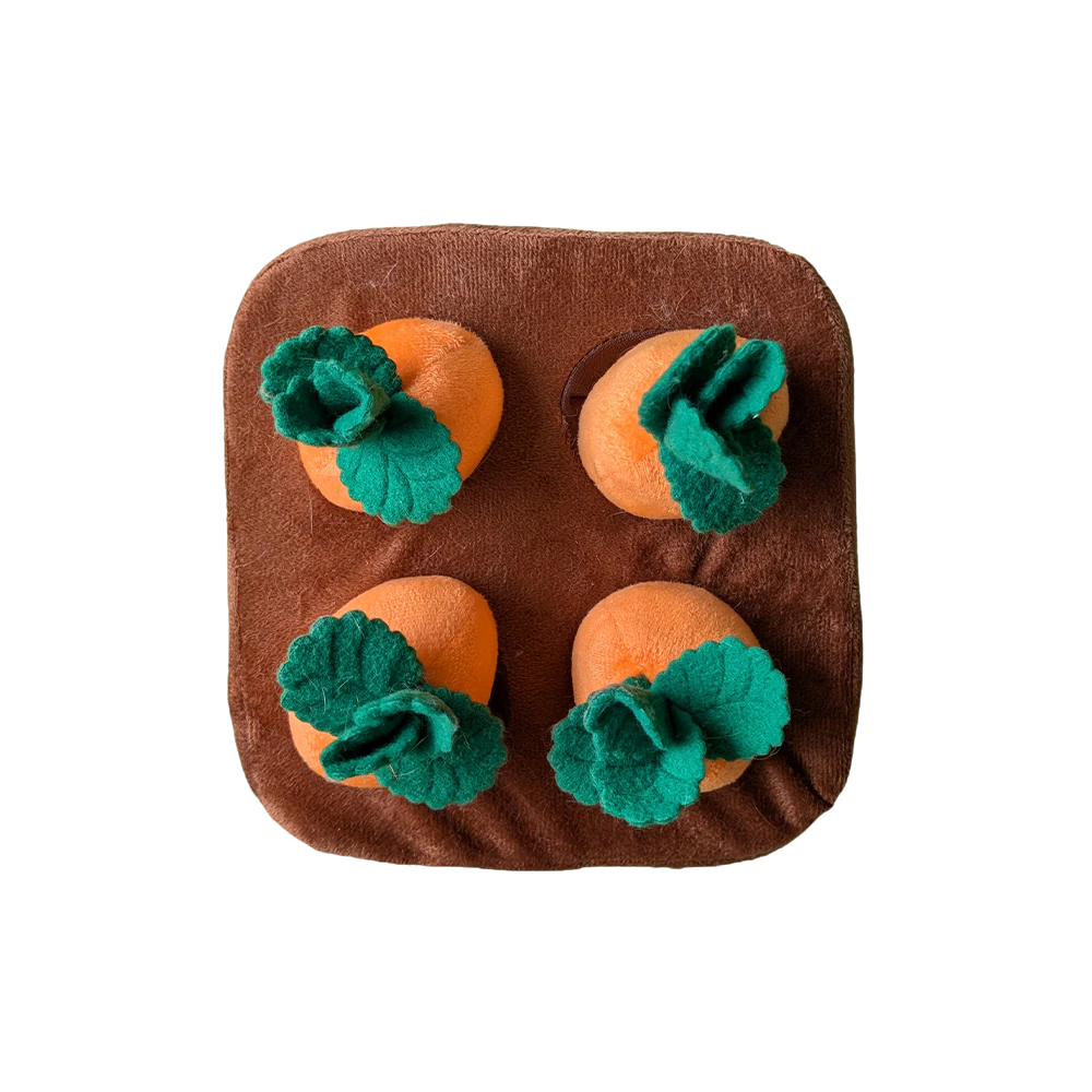 plush carrot patch toy - small
