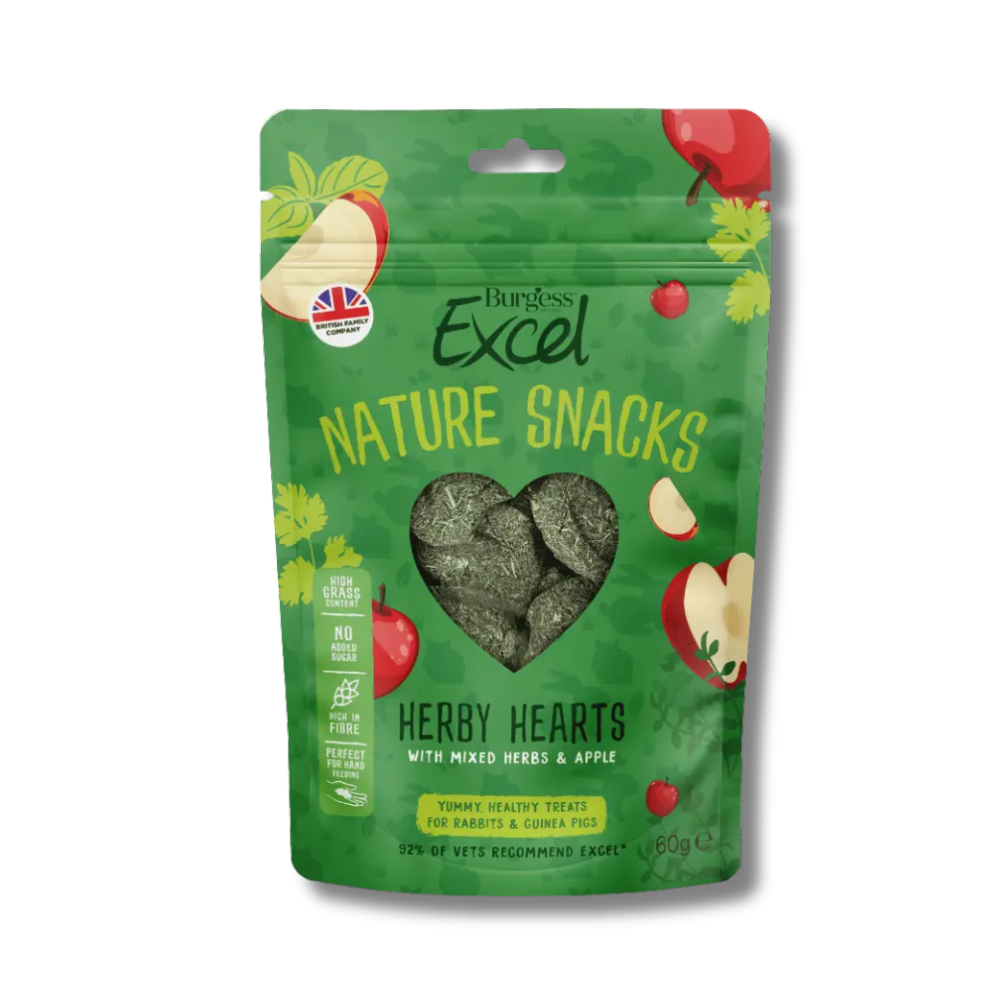 burgess excel herby hearts with herb and apple