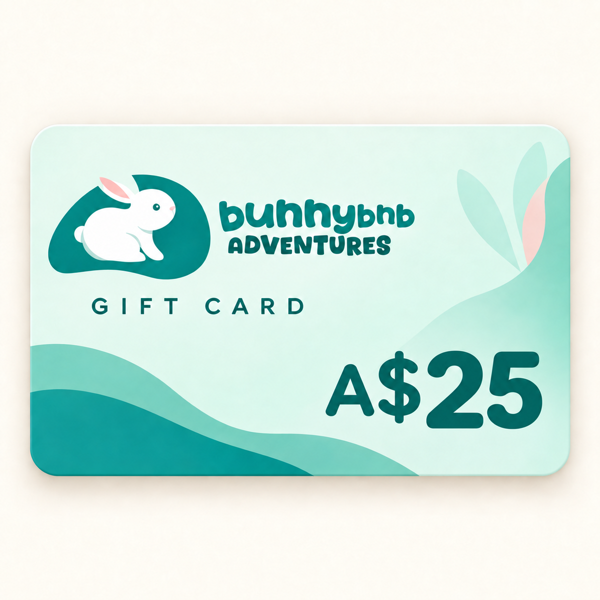 bunnybnb adventures gift card $25
