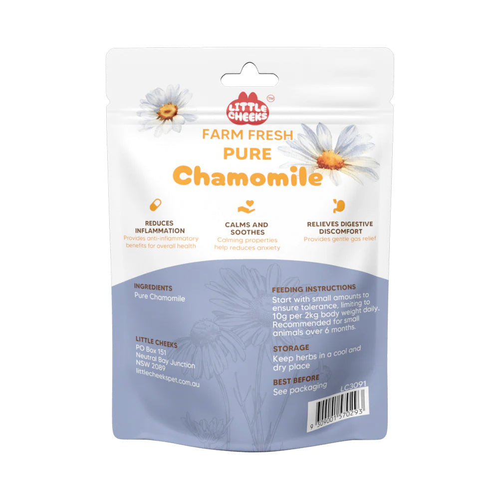 little cheeks farm fresh pure chamomile 35g