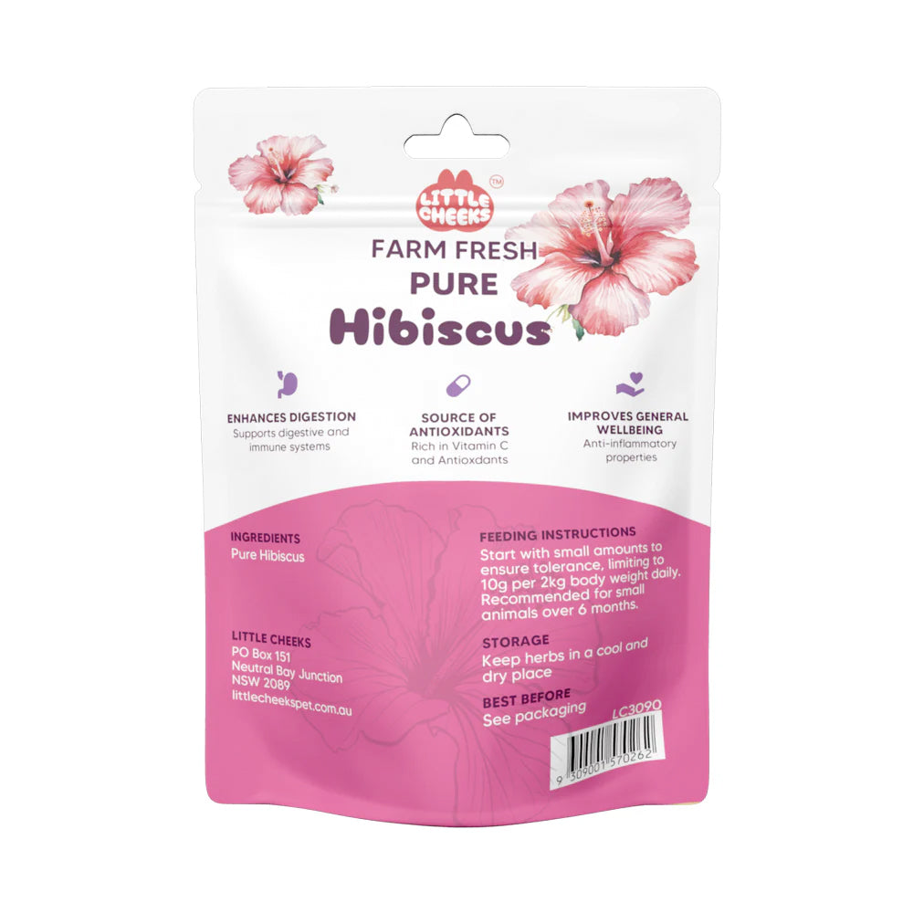 little cheeks farm fresh pure hibiscus 70g