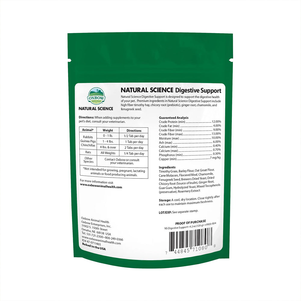 oxbow natural science digestive support