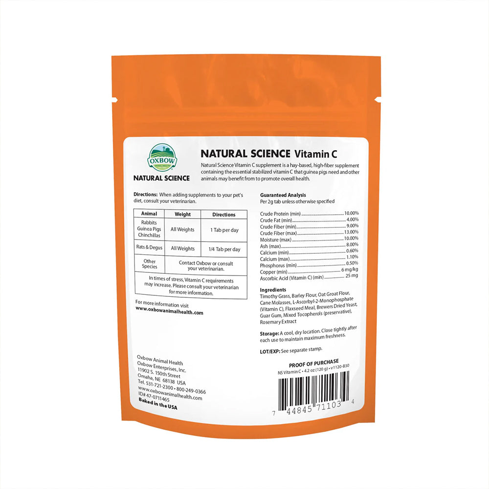 oxbow natural science vitamin c