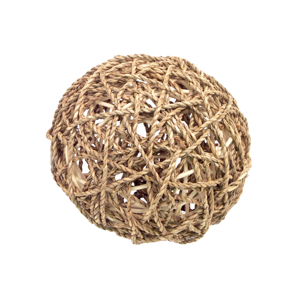 woven seagrass activity ball - large