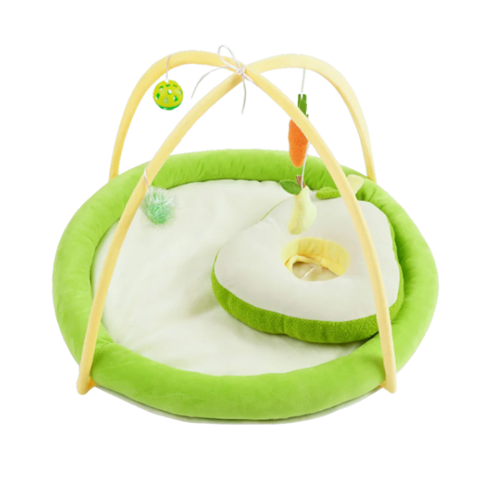 soft rabbit mobile gym mat bed